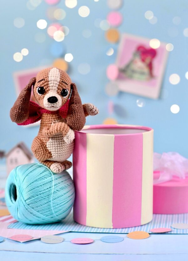 Cute Dog Lady Crochet Pattern Amigurumi PDF Tutorial (English) - Image 2
