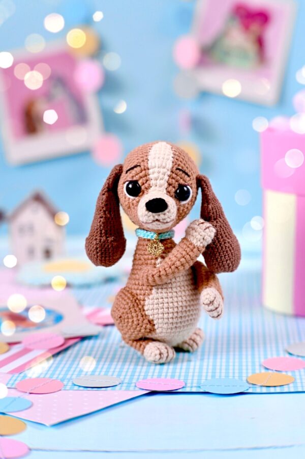 Cute Dog Lady Crochet Pattern Amigurumi PDF Tutorial (English) - Image 4