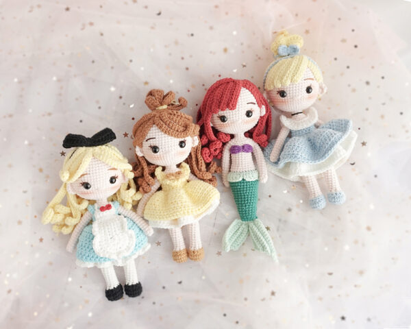 Princess Amigurumi PATTERN Bundle 10 in 1 - Image 4