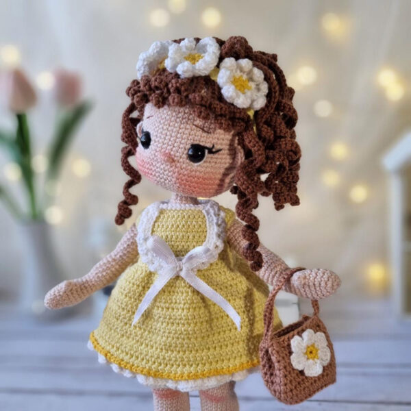 Bloom Crochet Doll Pattern Amigurumi Doll Pattern, Amigurumi Tutorial, Diy Gift For Girl - Image 2