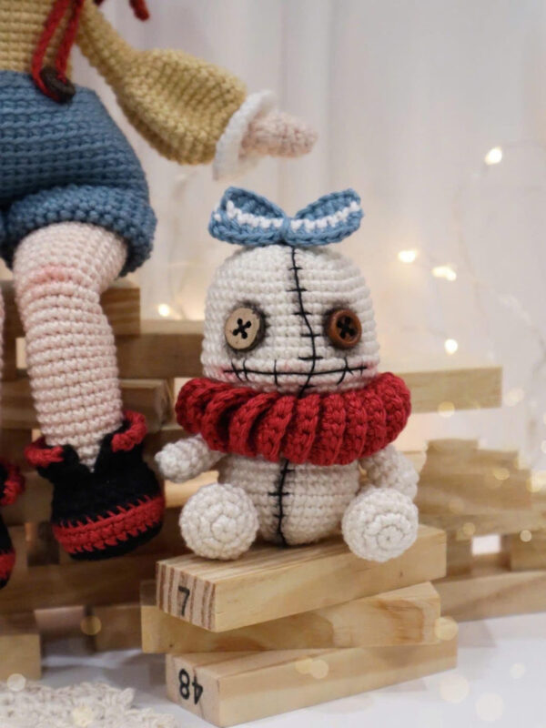 PDF Crochet Pattern Halloween Clown Doll Amigurumi Tutorial (English) - Image 4